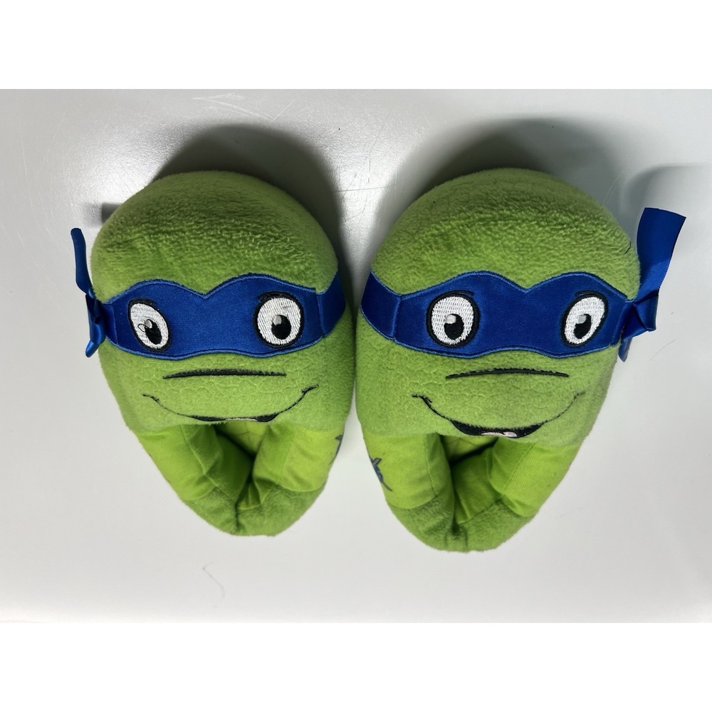 Teenage Mutant Ninja Turtles Leonardo Kids Slippers, Size  13/1